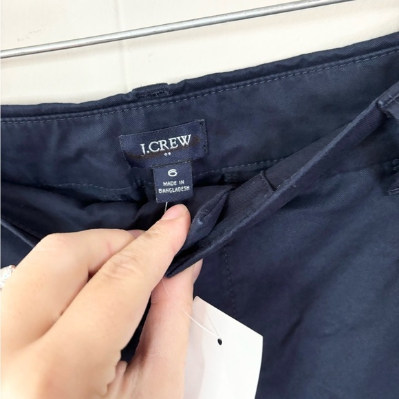 J Crew 9" frankie bermuda shorts chino size 6 new - Picture 4 of 6